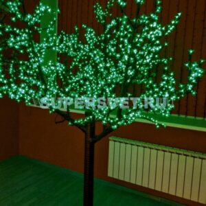Светодиодное дерево Сакура PHYCL-2.4-G Мощность 136 Вт Высота 2.4 м Напряжение 24 Цвет зеленый