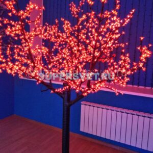Светодиодное дерево Сакура PHYCL-2.4-R Мощность 136 Вт Высота 2,4м Напряжение 24 Цвет красный