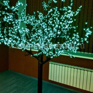 Светодиодное дерево Сакура PHYCL-2.4-W Мощность 136 Вт Высота 2,4м Напряжение 24 Цвет белый
